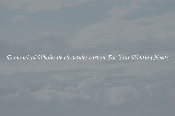 Economical Wholesale electrodes carbon For Your Welding Needs