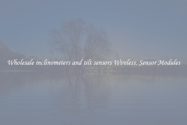 Wholesale inclinometers and tilt sensors Wireless, Sensor Modules