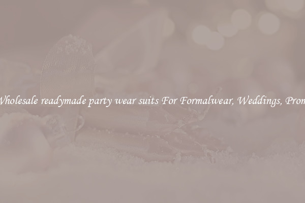 Wholesale readymade party wear suits For Formalwear, Weddings, Proms
