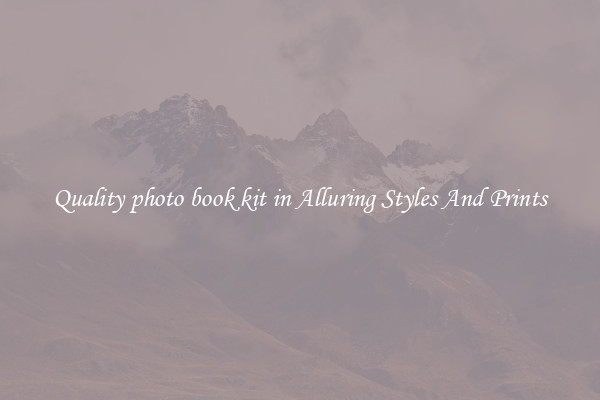 Quality photo book kit in Alluring Styles And Prints