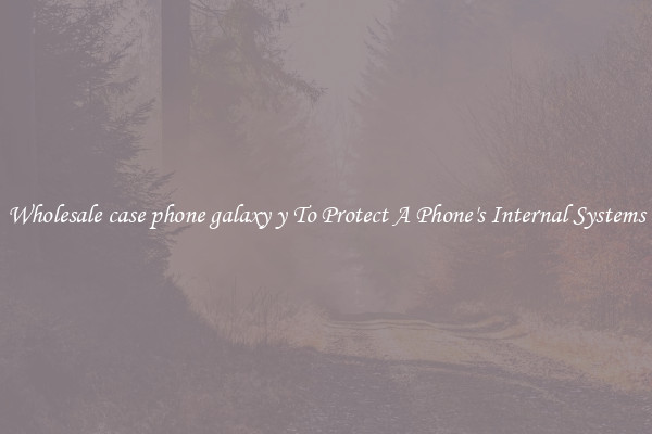 Wholesale case phone galaxy y To Protect A Phone's Internal Systems