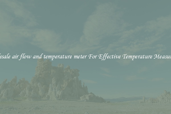 Wholesale air flow and temperature meter For Effective Temperature Measurement