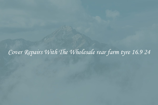  Cover Repairs With The Wholesale rear farm tyre 16.9 24 