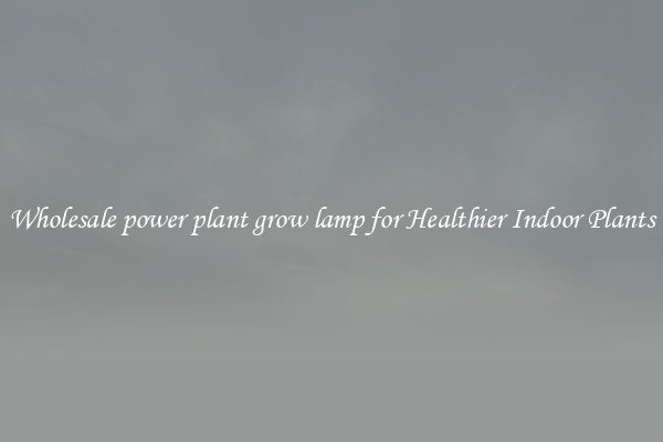 Wholesale power plant grow lamp for Healthier Indoor Plants